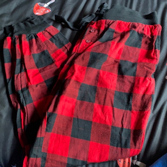 stars above Intimates & Sleepwear Red And Black Pajama Pants Poshmark